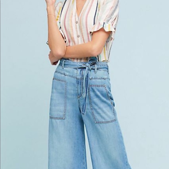 Anthropologie Denim - Anthropologie pilcro jeans high rise flare buttons